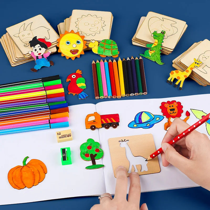 Tiny Artist Montessori Educational Kids Drawing Set