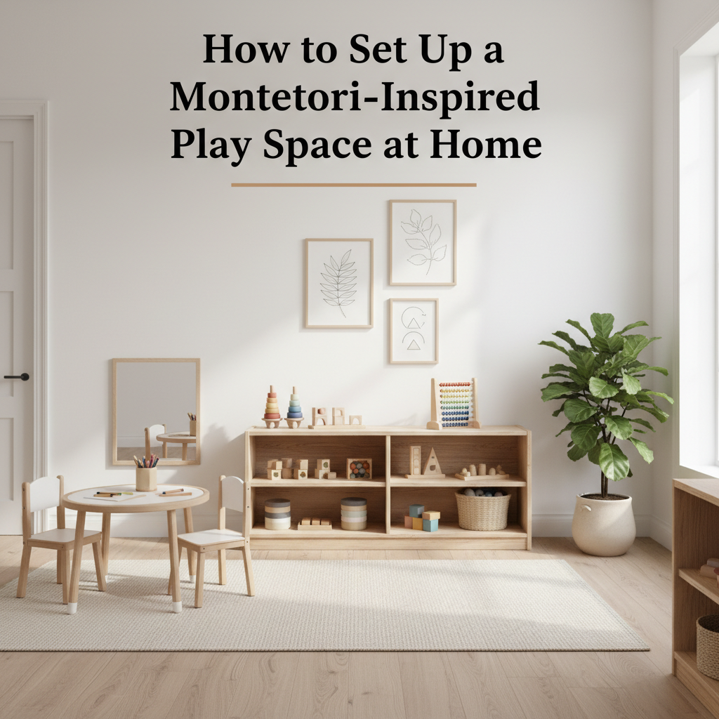 How to Set Up a Montessori-Inspired Play Space at Home