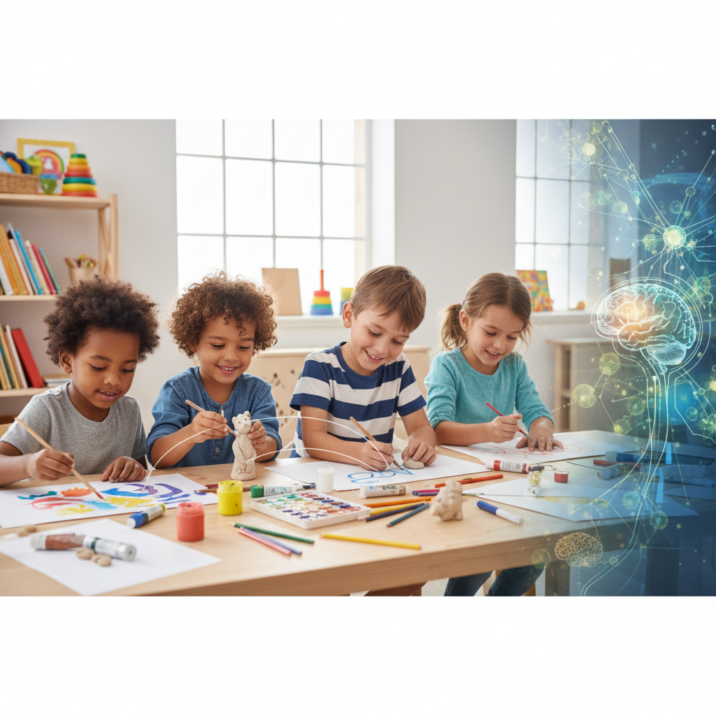 The Science of Creativity in Children: How Art Boosts Brain Development