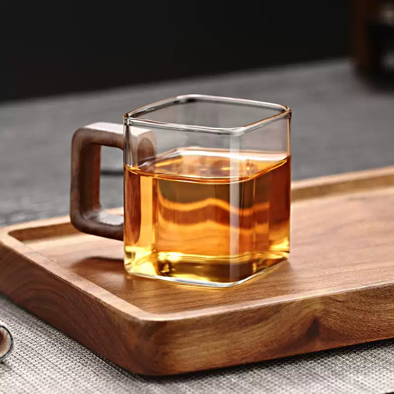 Fresh Brew Minimalist Glass Mug