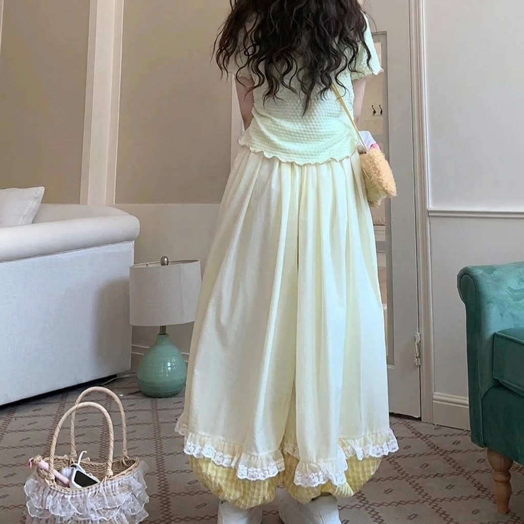 Kawaii Lolita Ruffle Bloomers Pants