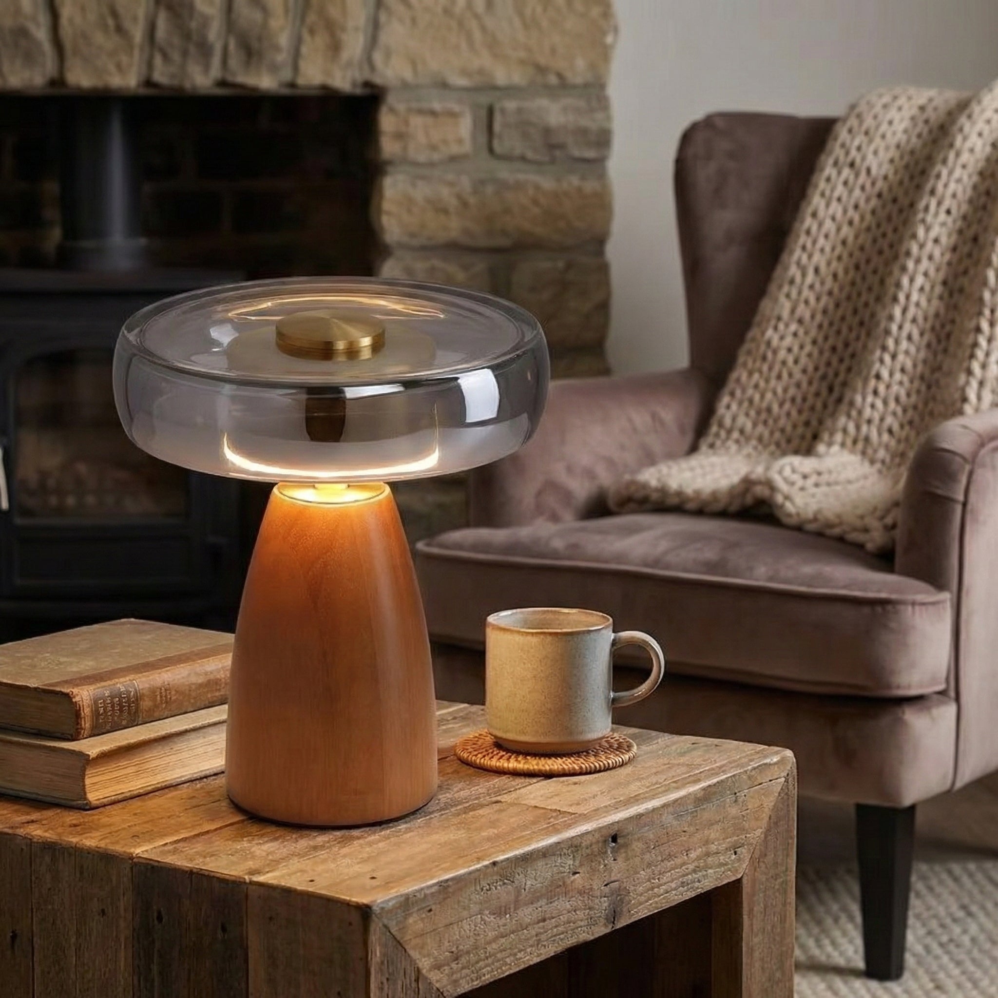 Glass Dome Ambient Table Lamp