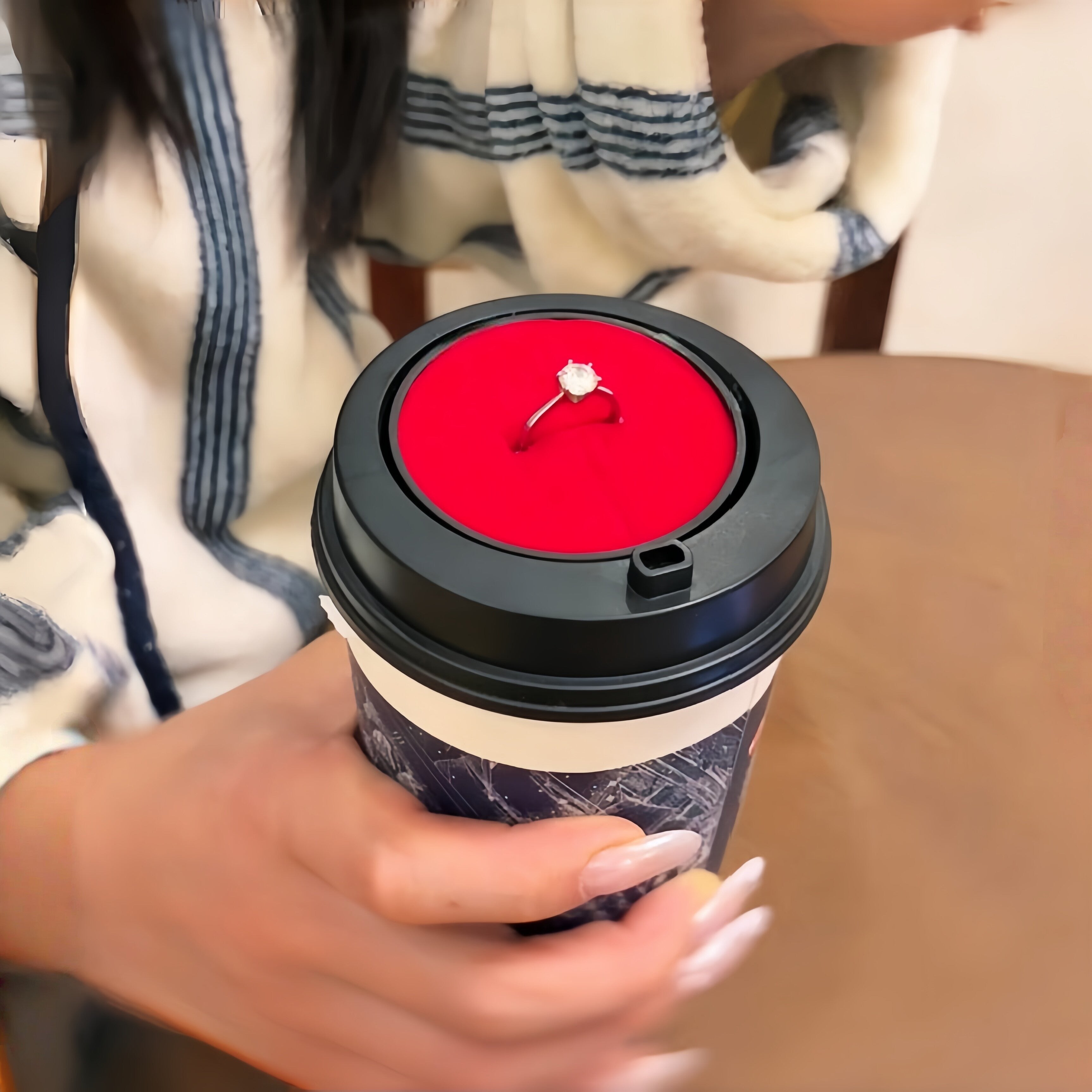 Romantic Surprise Hidden Ring Box