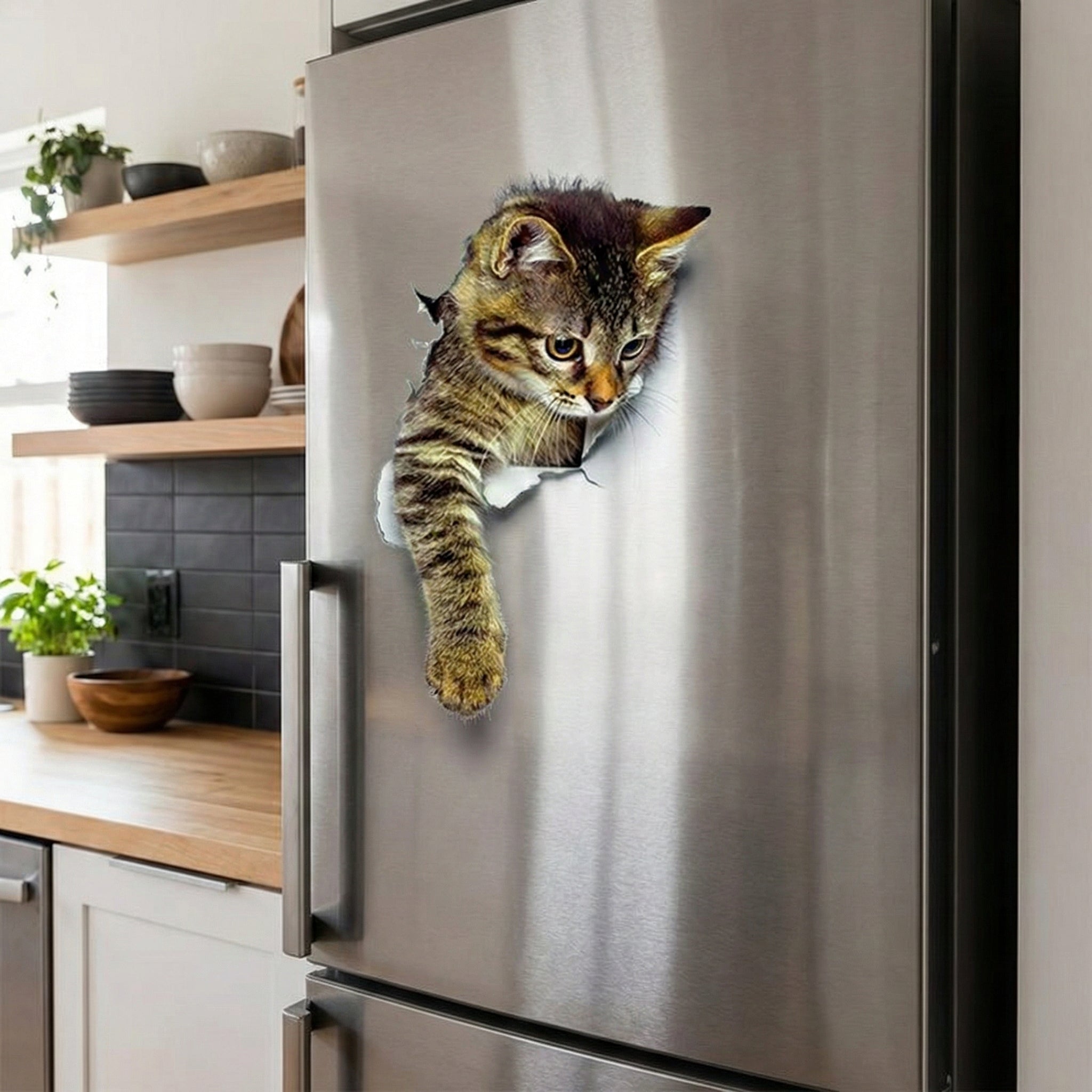 3D Toilet Protector Cat Sticker