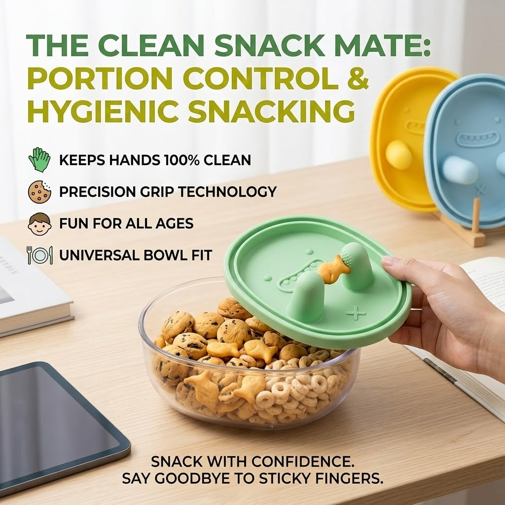 No Mess Clean Hands Snack Bowl