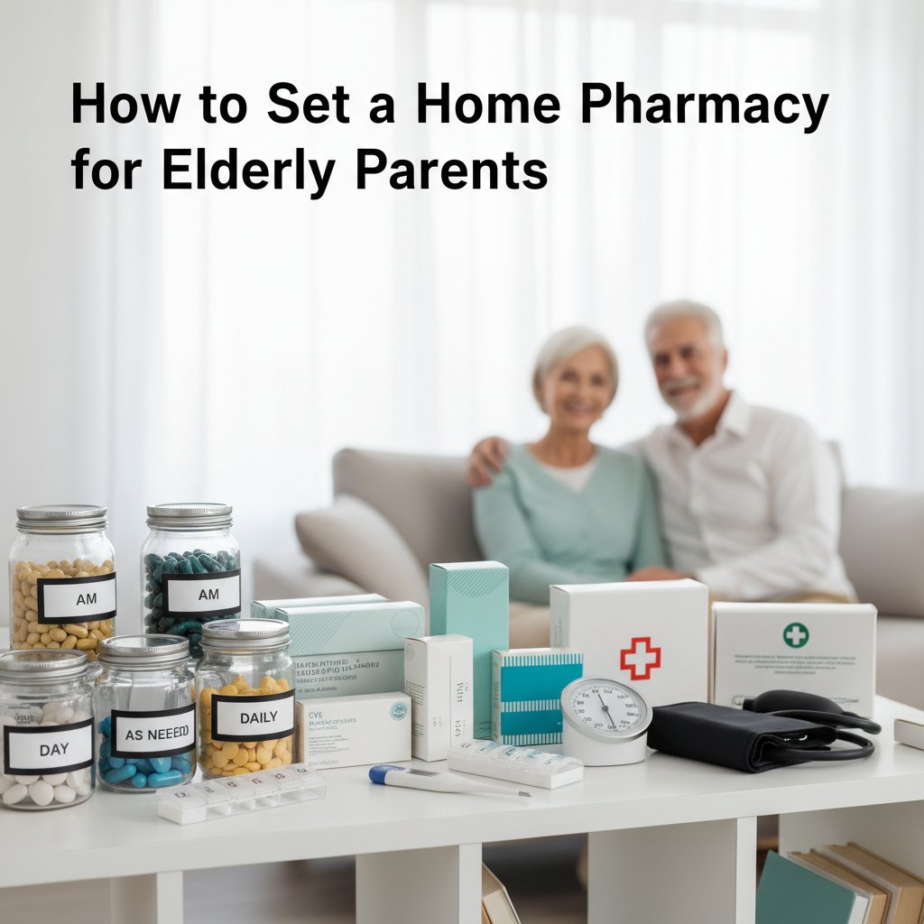 How to Set Up a Home Pharmacy for Elderly Parents